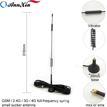 800-2700MHz 12 dbi Gsm Sucker Magnetic Mount Antenna With SMA RG58 Cable